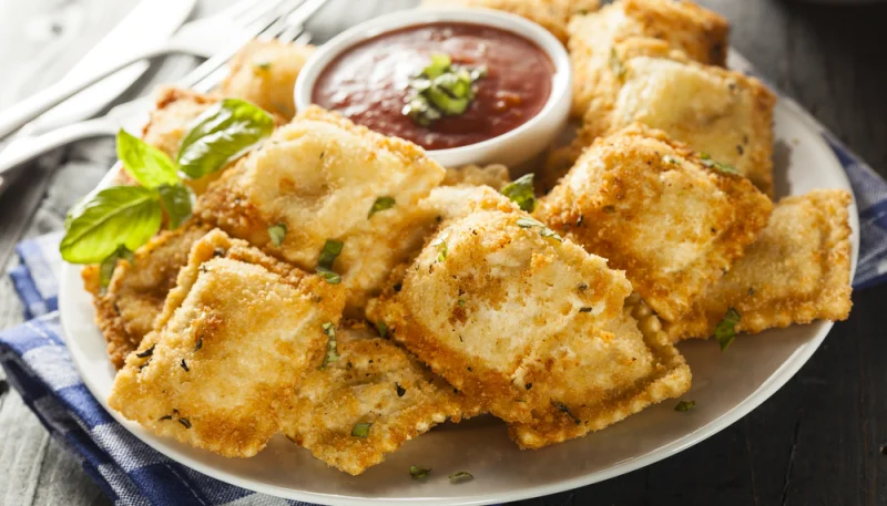 Raviolis frits