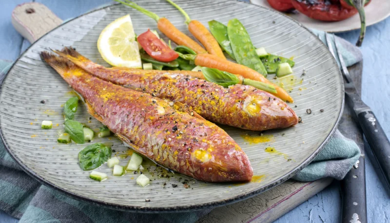 Rougets au barbecue