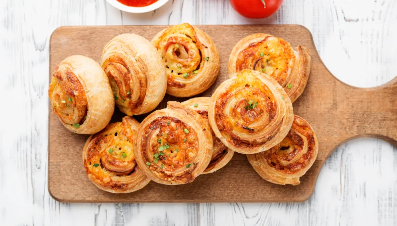 Roulés au bacon et au cheddar