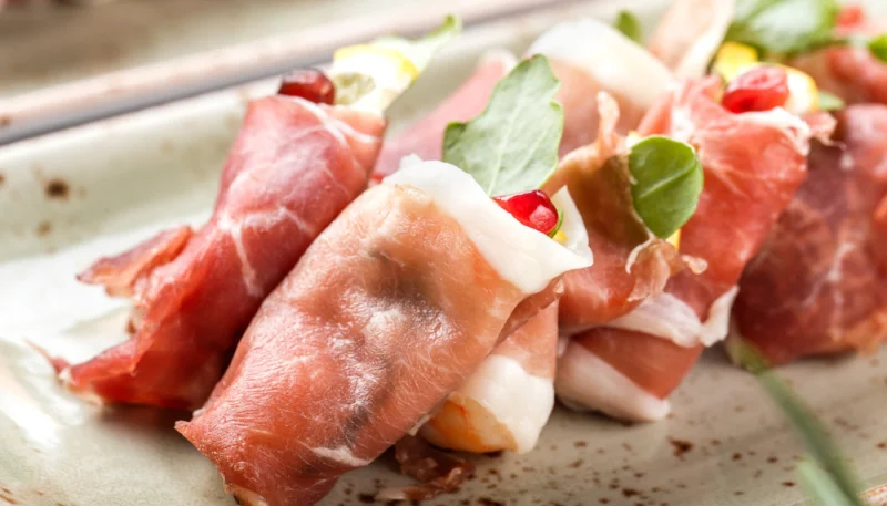 Roulés de jambon de Bayonne à la feta