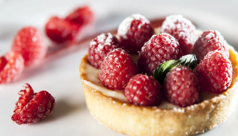 Tartelettes aux framboises