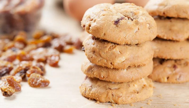 Cookies aux raisins secs