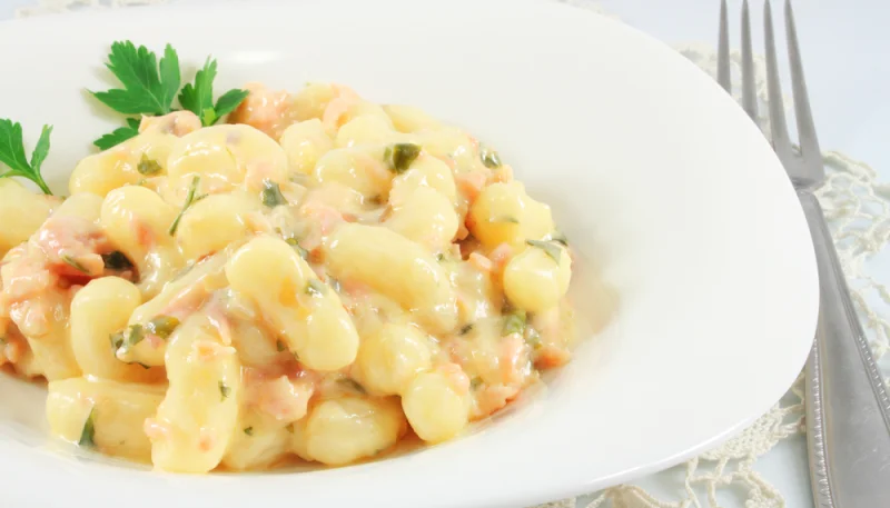 Gnocchis au saumon