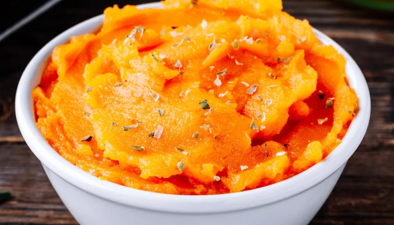 Purée de courge butternut