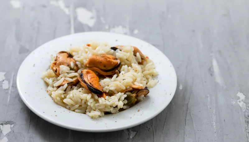 Riz aux moules