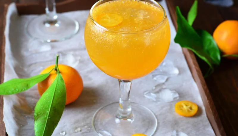 Champagne façon mimosa