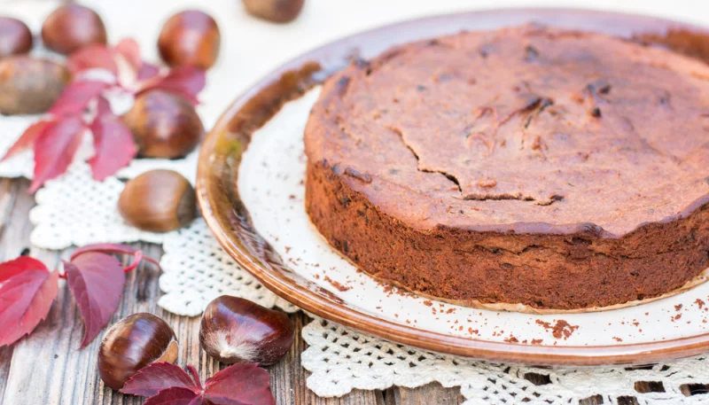 Gâteau à la châtaigne