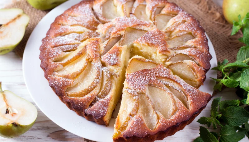 Gâteau moelleux aux poires