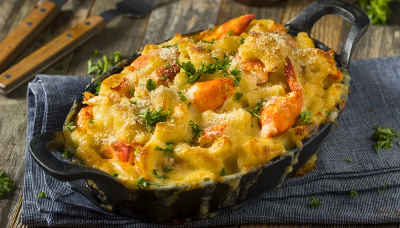 Mac and cheese au homard