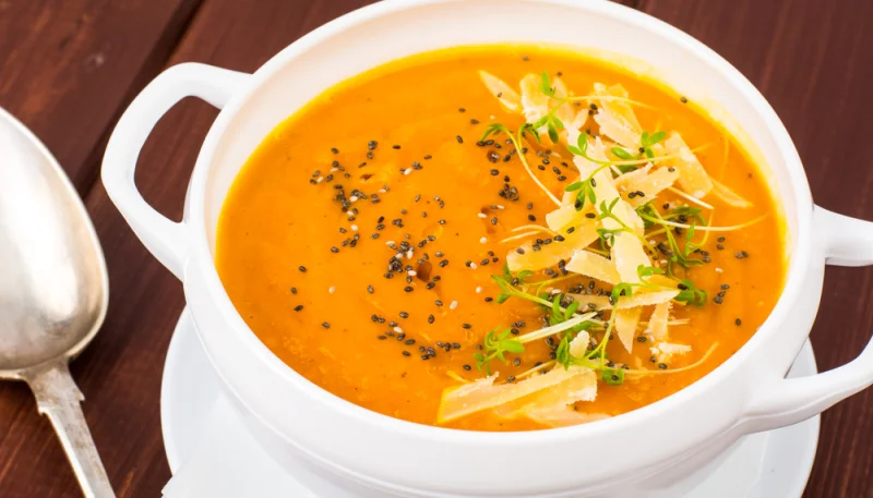 Soupe de potimarron au beaufort