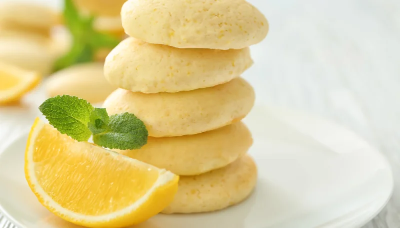 Biscuits tendres au citron