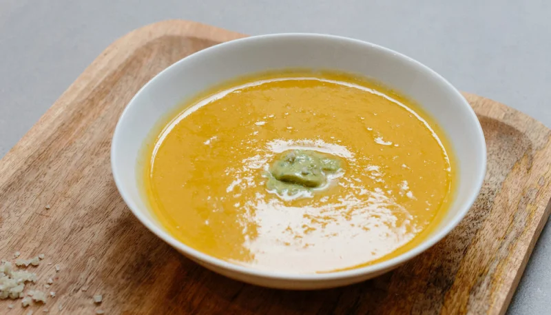 Potage minute aux légumineuses
