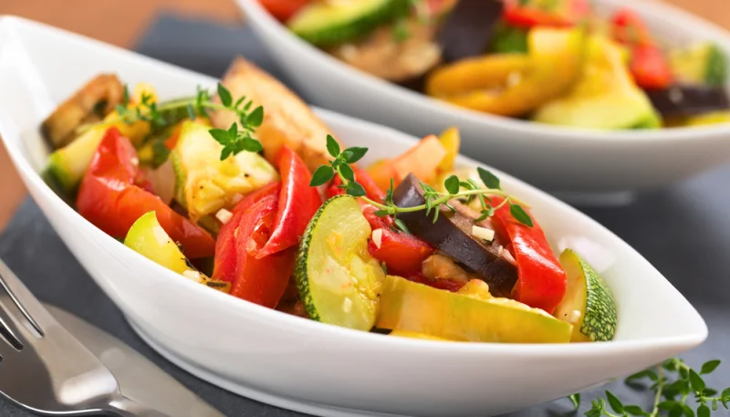 Ratatouille croquante
