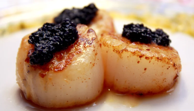 Saint-Jacques au caviar