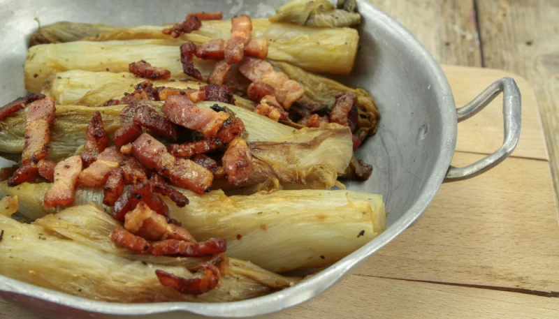 Endives braisées au bacon