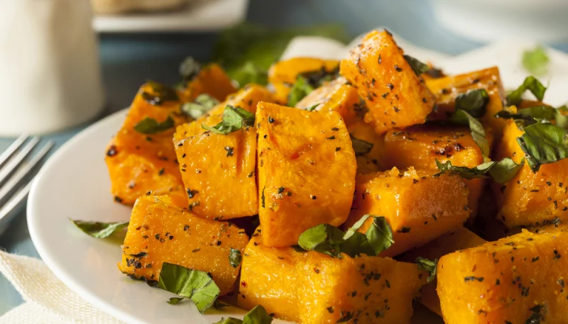 Gratin de butternut au chèvre