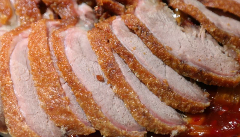 Magret de canard moelleux au miel