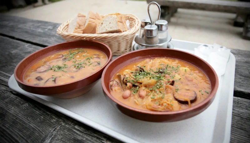 Minestrone à la saucisse