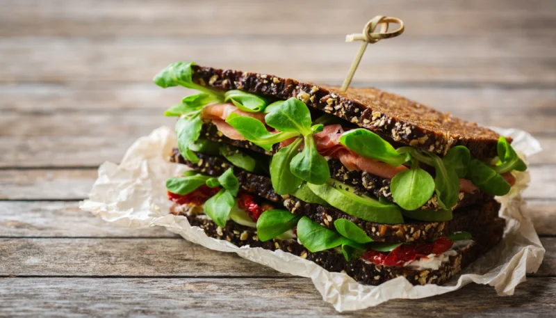Sandwich minceur au jambon
