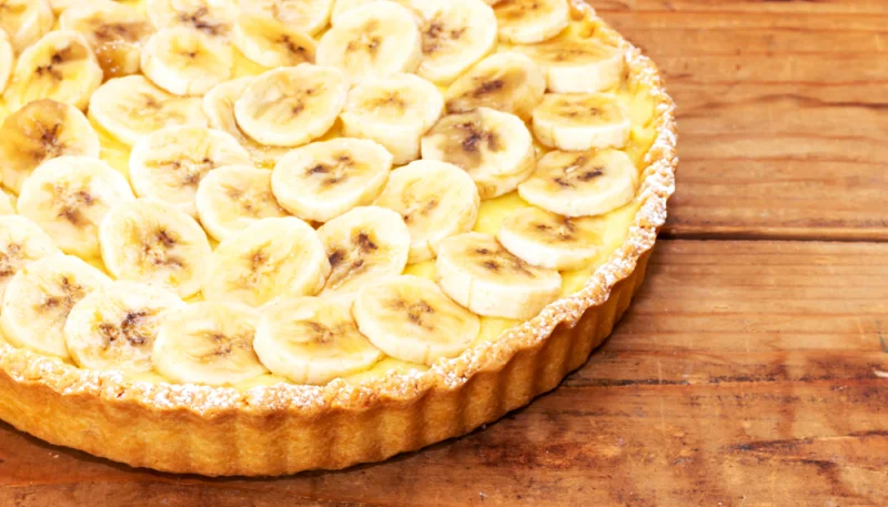 Tarte à la banane mauricienne