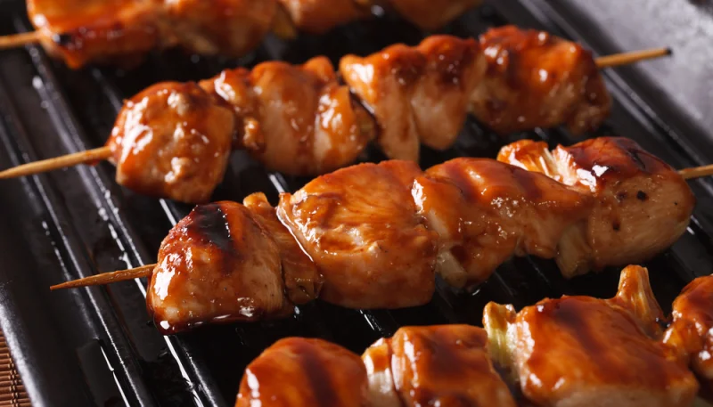 Brochettes de poulet yakitori
