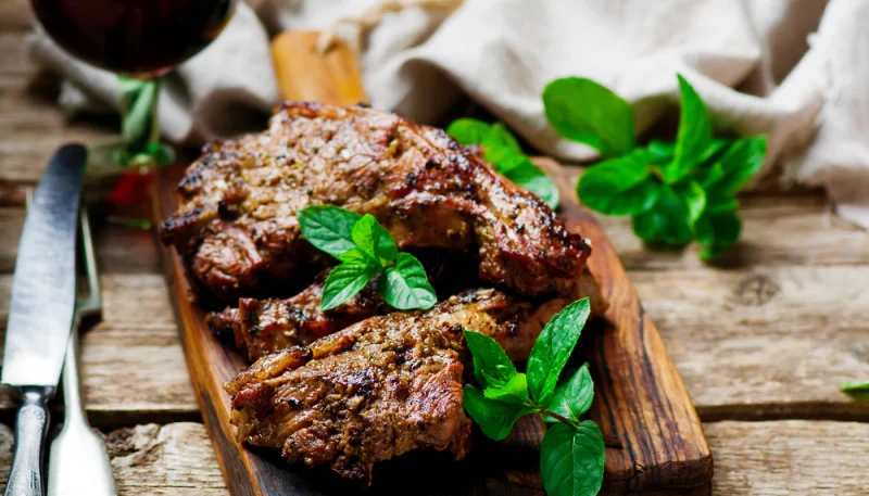 Agneau à la menthe