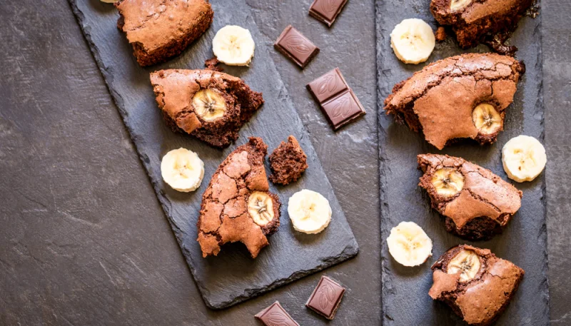 Brownie choco-banane