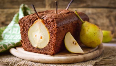Cake poire chocolat