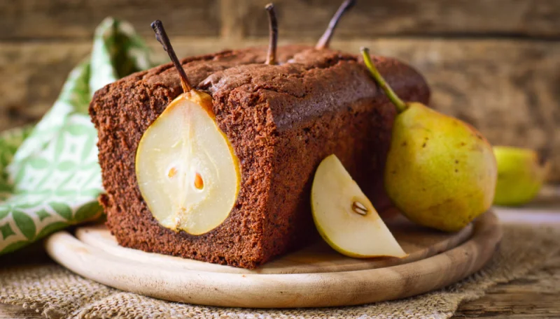 Cake poire chocolat