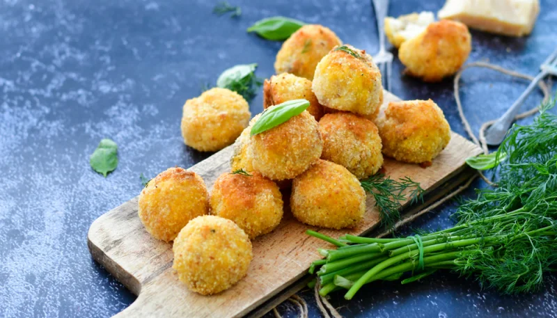 Croquettes de lotte aux herbes