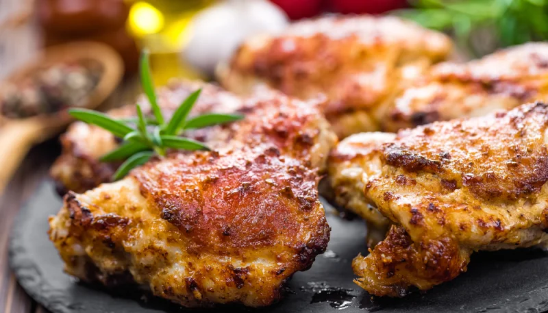 Cuisses de poulet provençales aux olives