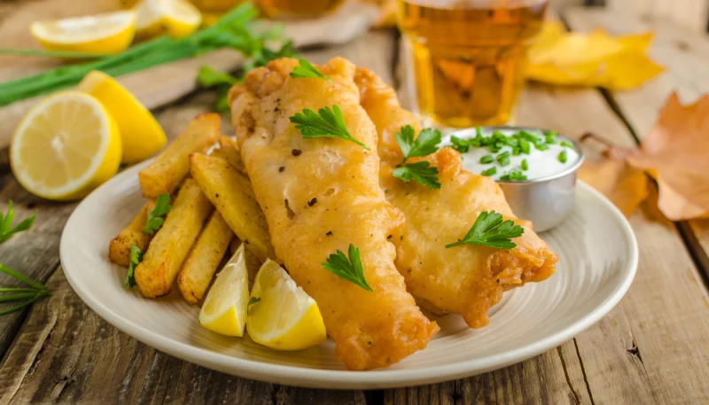 Fish and chips façon bistrot