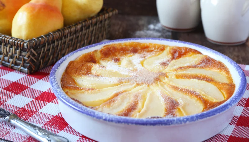 Flognarde aux poires