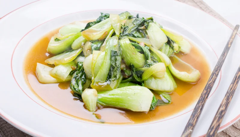 Pak choi au four