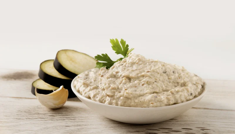 Purée d'aubergines