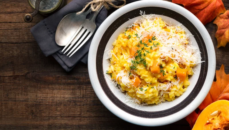 Risotto butternut chèvre au thermomix