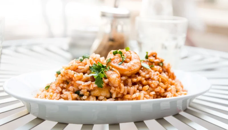 Risotto de gambas