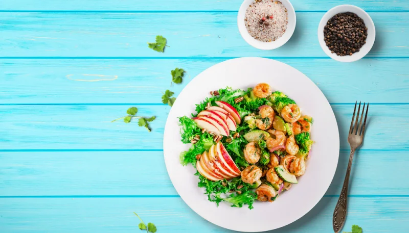 Salade normande au cidre