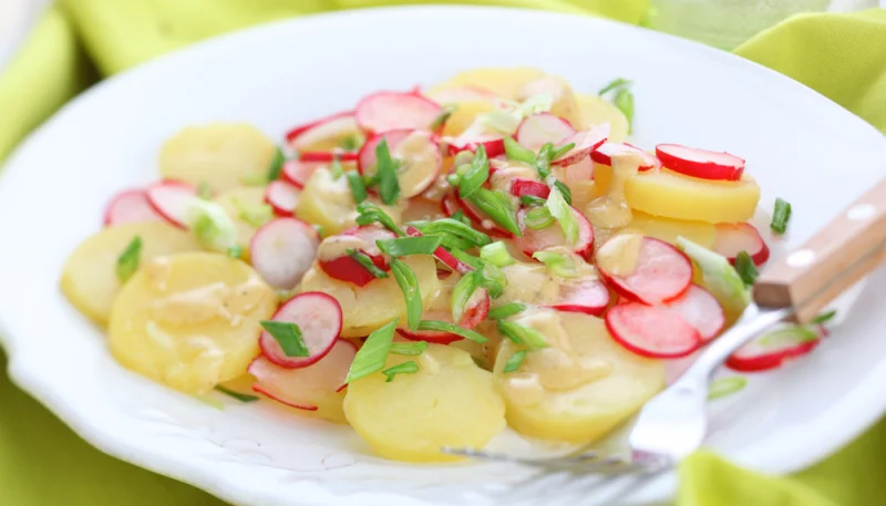 Salade pommes de terre et radis