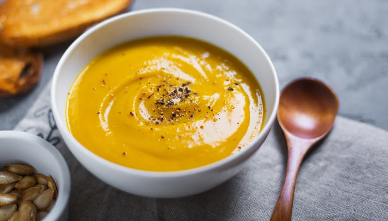 Soupe citrouille, carottes et pommes de terre