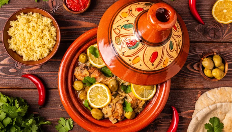 Tajine d'agneau aux olives et citrons au Companion