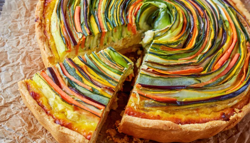 Tarte aux légumes et à la ricotta