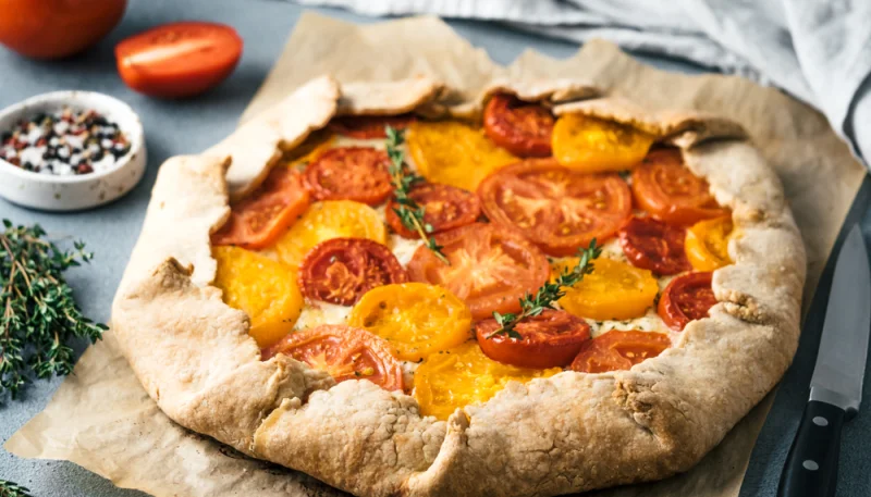 Tarte tatin à la tomate