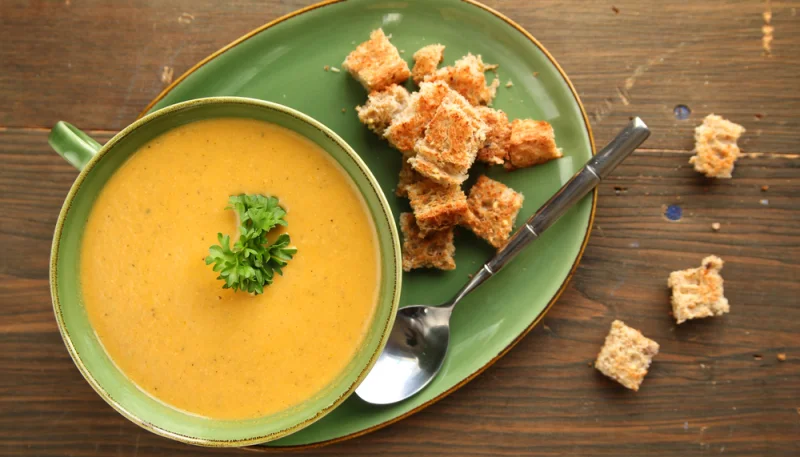 Velouté de butternut au curry