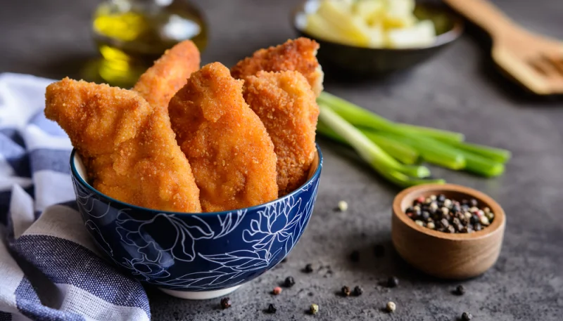 Croquettes de poulet au curry