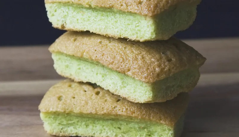 Financiers au thé vert matcha