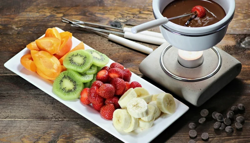 Fondue au chocolat gourmande