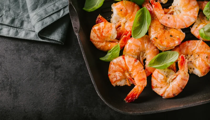 Gambas à l'orange