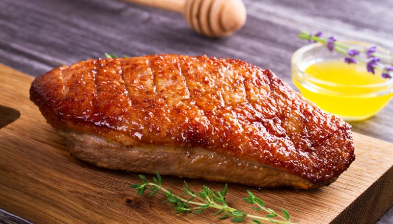 Magrets de canard au chutney d'agrumes