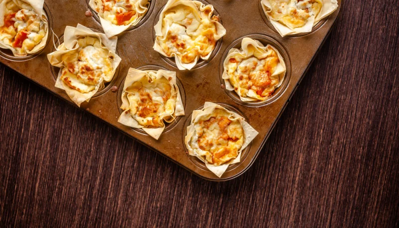 Mini-quiches au chèvre